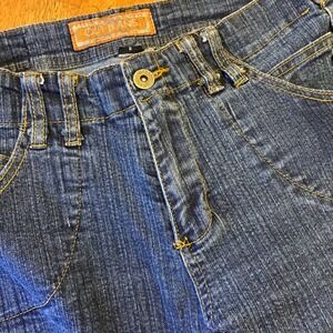 Out Jeans Womens Size 8 Blue Denim Low Rise Bootcut Y2K Jeans Gold Label